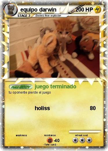 Pokemon equipo darwin