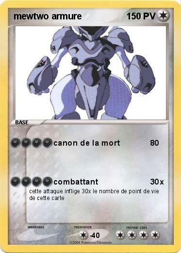 Pokemon mewtwo armure