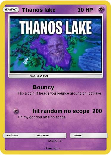 Pokemon Thanos lake