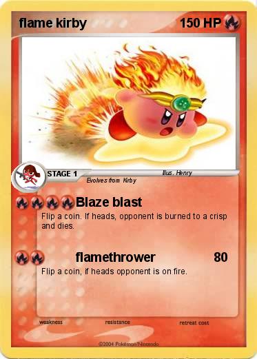 Pokemon flame kirby
