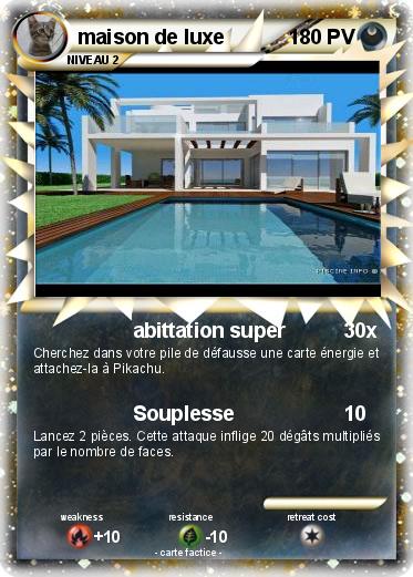 Pokemon maison de luxe