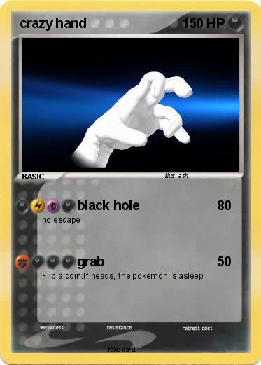 Pokemon crazy hand