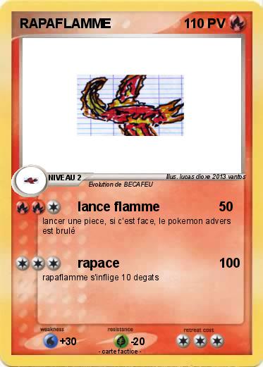Pokemon RAPAFLAMME