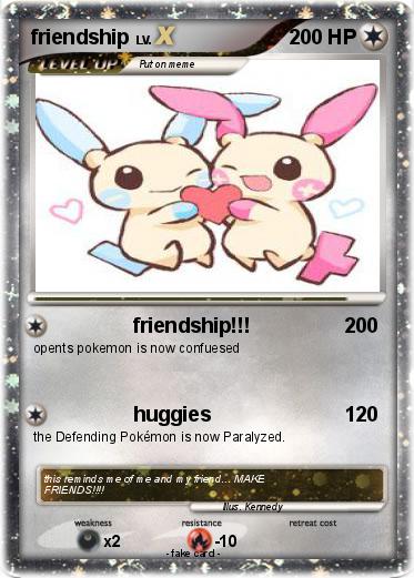 Pokemon friendship
