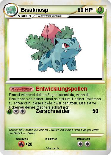 Pokemon Bisaknosp