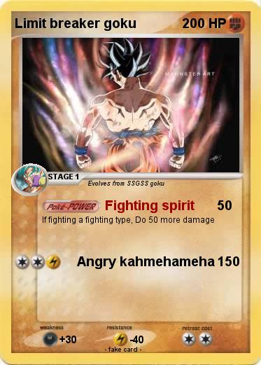 Pokemon Limit breaker goku
