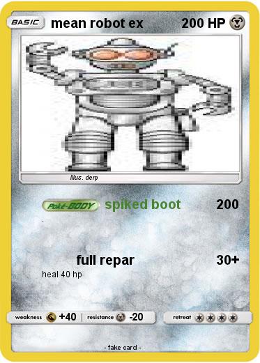 Pokemon mean robot ex