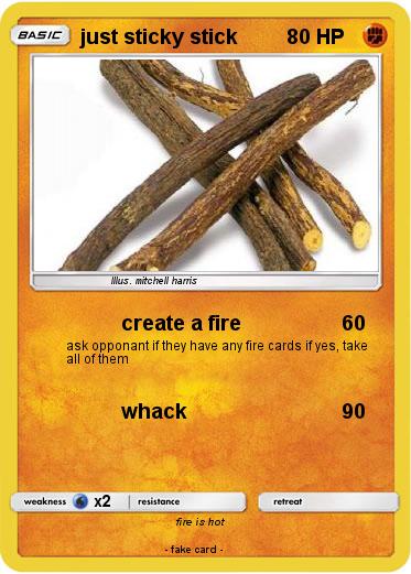 Pokemon just sticky stick