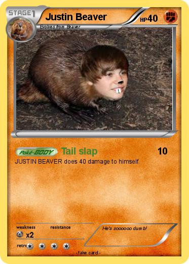 Pokemon Justin Beaver