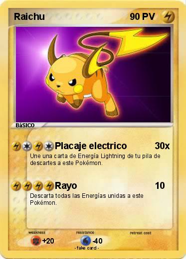 Pokemon Raichu