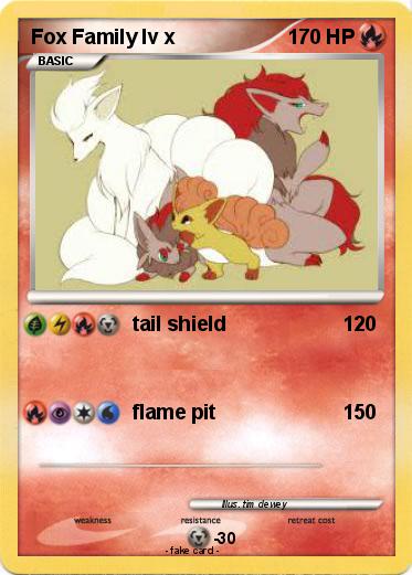 Pokemon Fox Family lv x