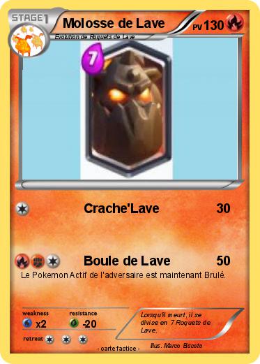 Pokemon Molosse de Lave