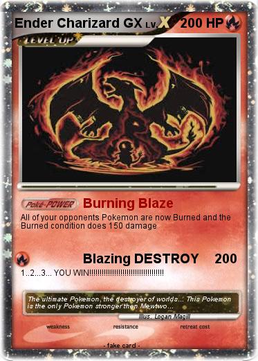 Pokemon Ender Charizard GX