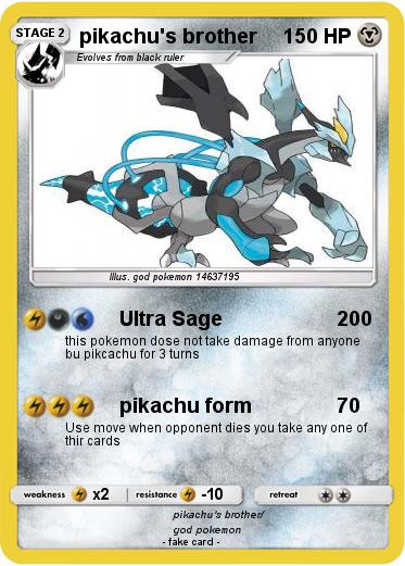 Pokemon pikachu's brother