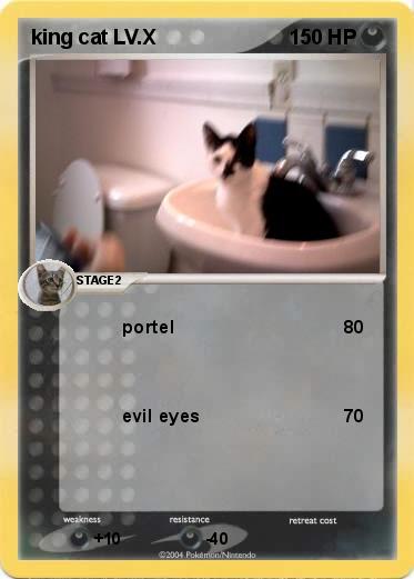 Pokemon king cat LV.X