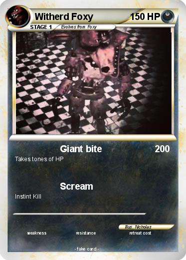 Pokemon Witherd Foxy