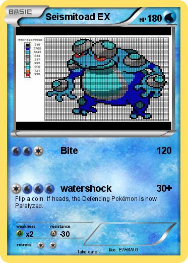 Pokemon Seismitoad EX