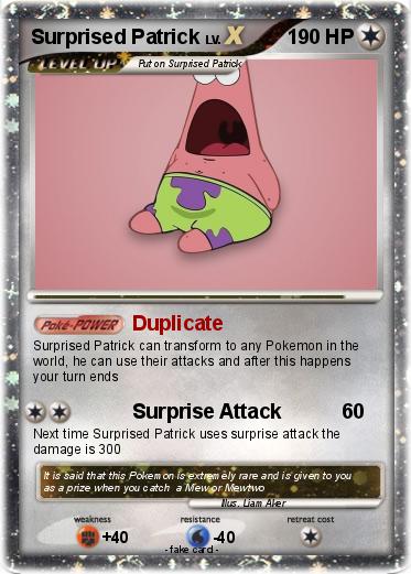 Pokemon Surprised Patrick