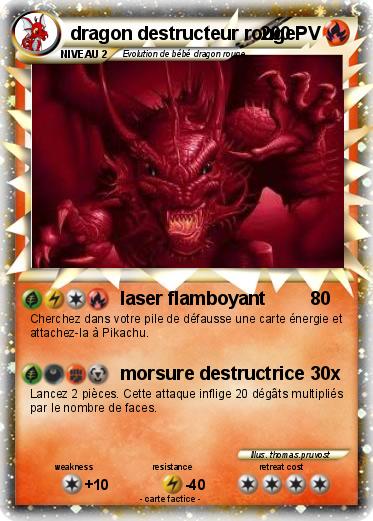 Pokemon dragon destructeur rouge