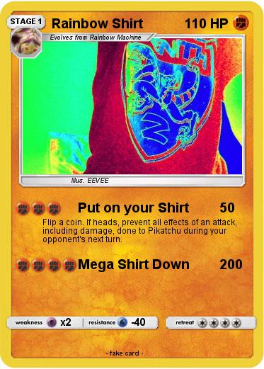 Pokemon Rainbow Shirt