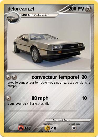 Pokemon delorean