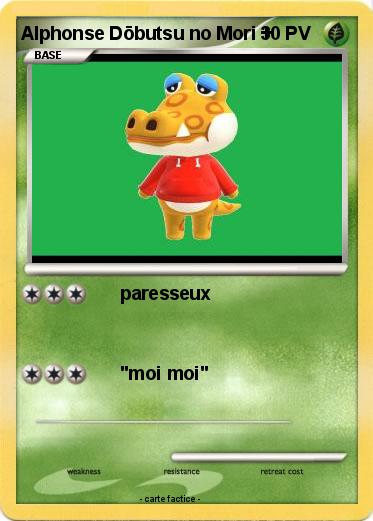 Pokemon Alphonse Dōbutsu no Mori +