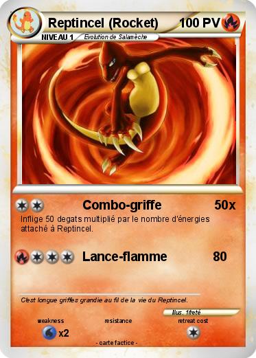 Pokemon Reptincel (Rocket)