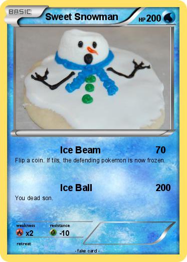 Pokemon Sweet Snowman
