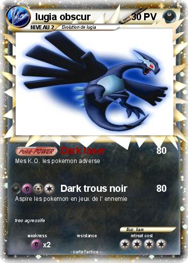 Pokemon lugia obscur