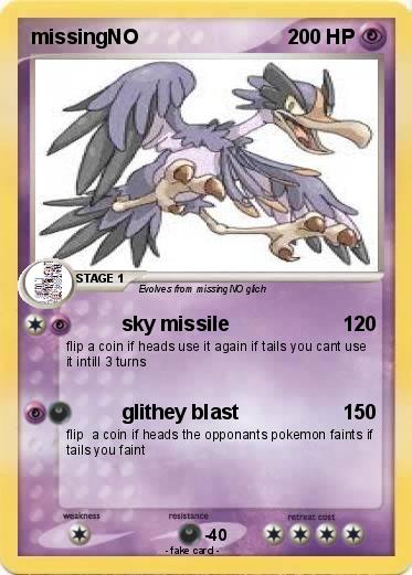 Pokemon missingNO
