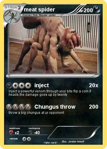 Pokemon meat spider