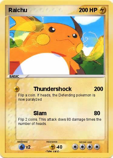 Pokemon Raichu