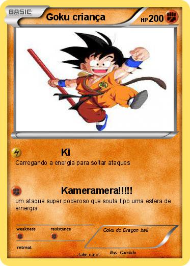 Pokemon Goku criança