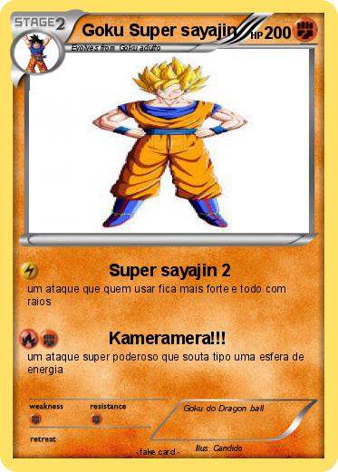 Pokemon Goku Super sayajin
