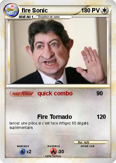Pokemon fire Sonic