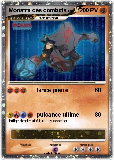 Pokemon Monstre des combats