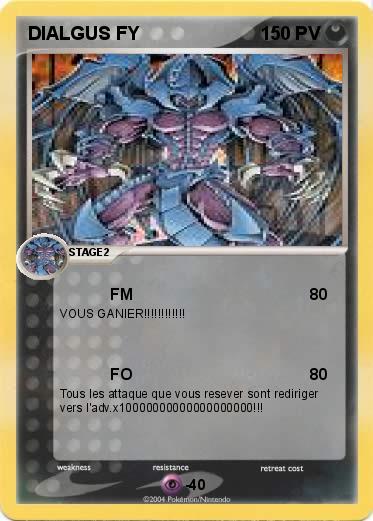 Pokemon DIALGUS FY