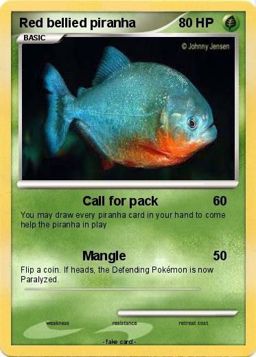 Pokemon Red bellied piranha