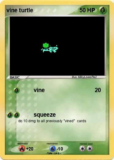 Pokemon vine turtle