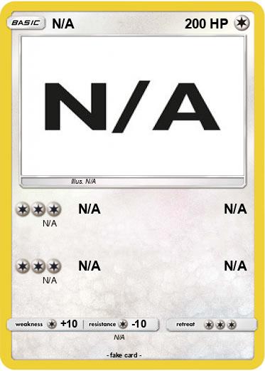 Pokemon N/A