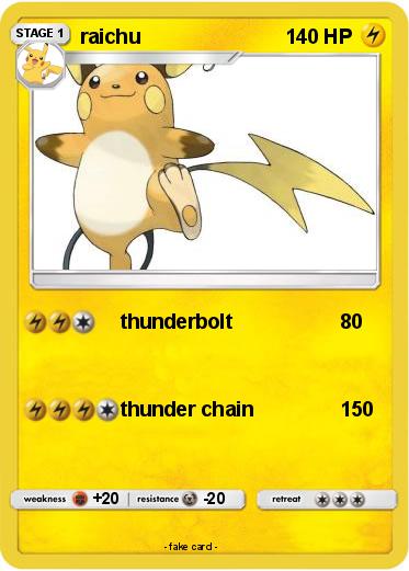 Pokemon raichu