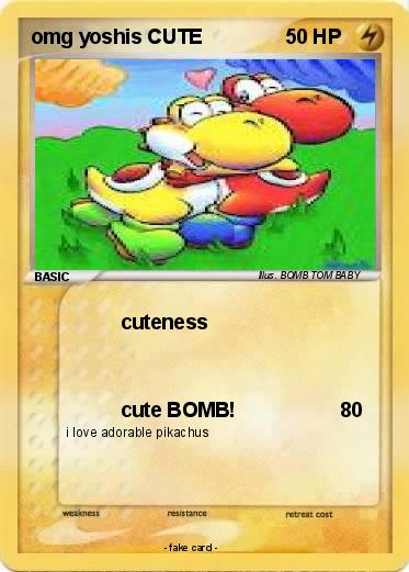 Pokemon omg yoshis CUTE