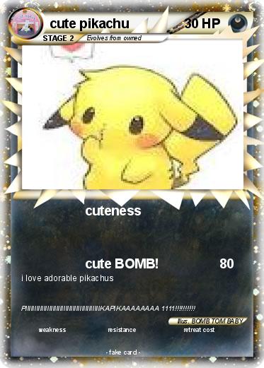 Pokemon cute pikachu