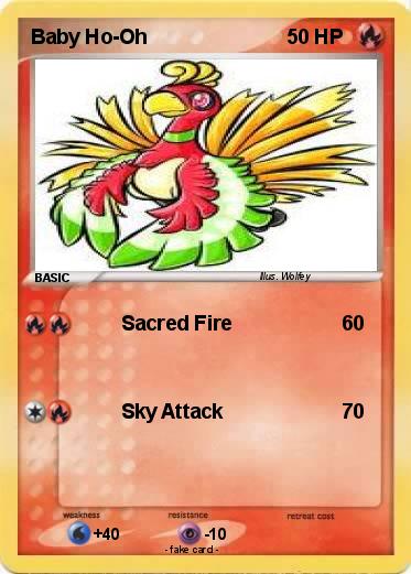 Pokemon Baby Ho-Oh