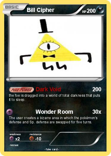 Pokemon Bill Cipher