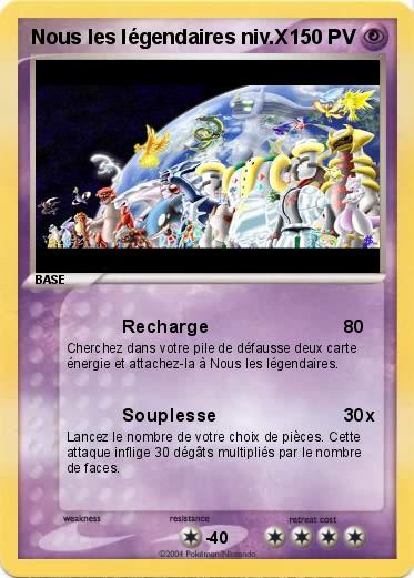 Pokemon Nous les légendaires niv.X