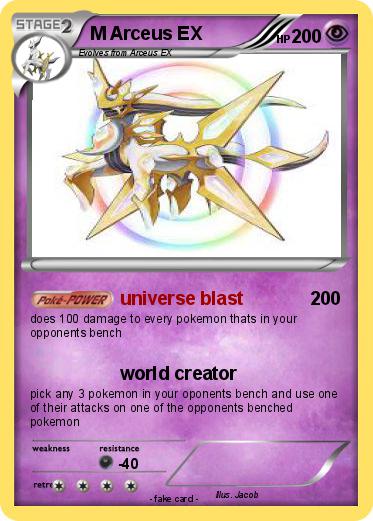 Pokemon M Arceus EX
