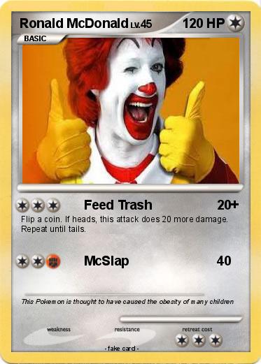 Pokemon Ronald McDonald