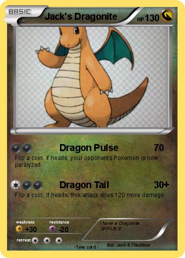 Pokemon Jack's Dragonite