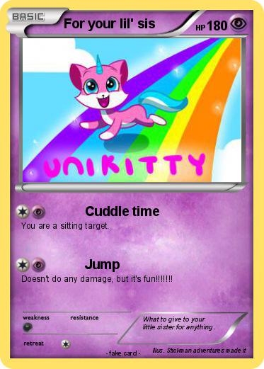 Pokemon For your lil' sis